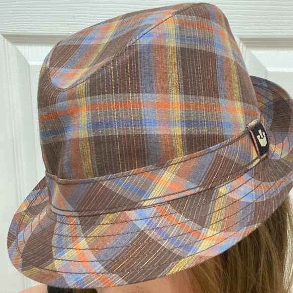 Goorin Bros Other - Goorin Bros. Hat size Medium Brown/Blue/orange/yellow plaid